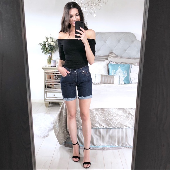 Levi's Pants - Levi’s Jean Shorts with Black Top (Set)